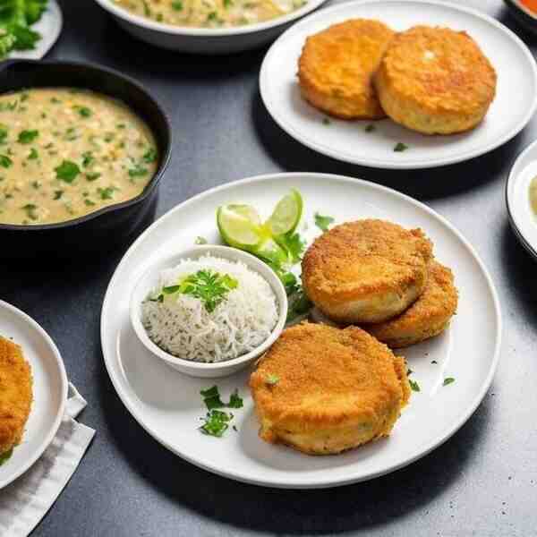 Куриные отбивные в луковом кляре